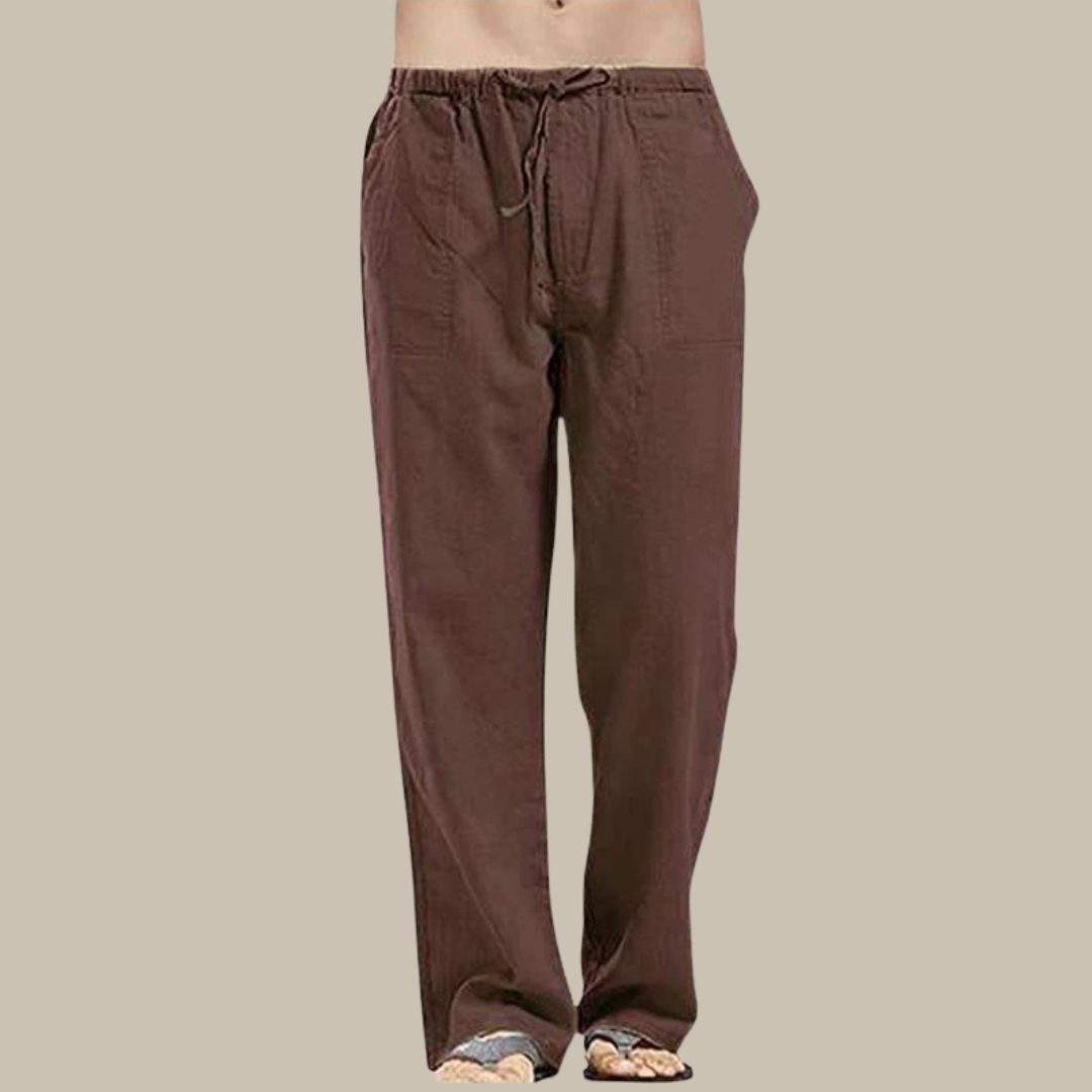 Street Wave Linen Pants For Spring Men Breathable Lightweight Comfort And Style Casual