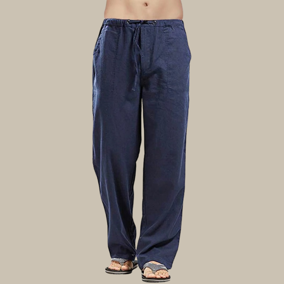 Street Wave Linen Pants For Spring Men Breathable Lightweight Comfort And Style Casual