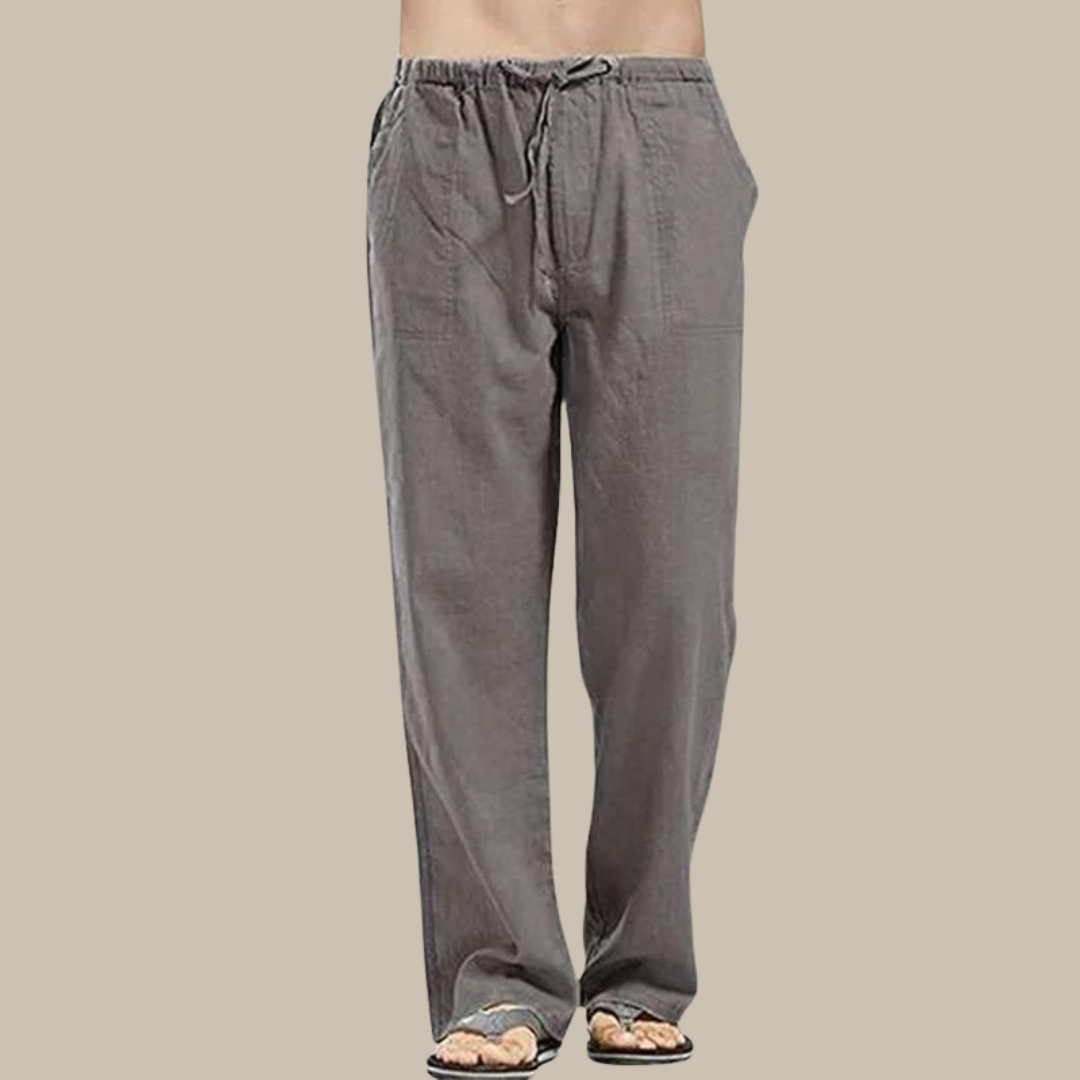 Street Wave Linen Pants For Spring Men Breathable Lightweight Comfort And Style Casual