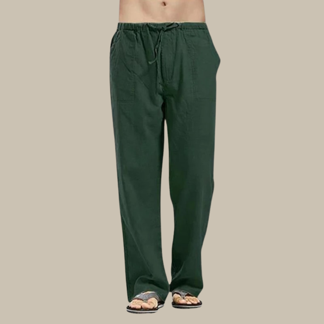 Street Wave Linen Pants For Spring Men Breathable Lightweight Comfort And Style Casual