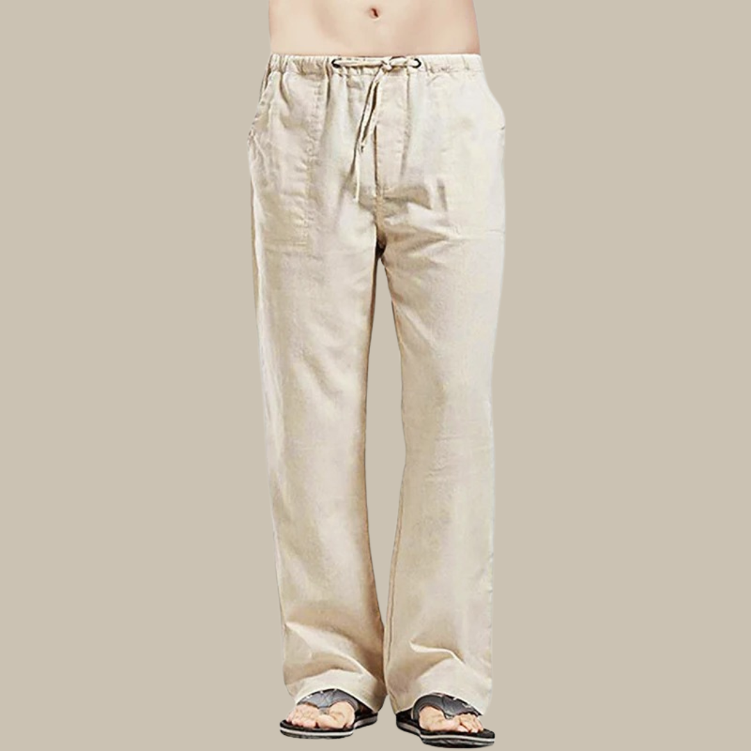 Street Wave Linen Pants For Spring Men Breathable Lightweight Comfort And Style Casual