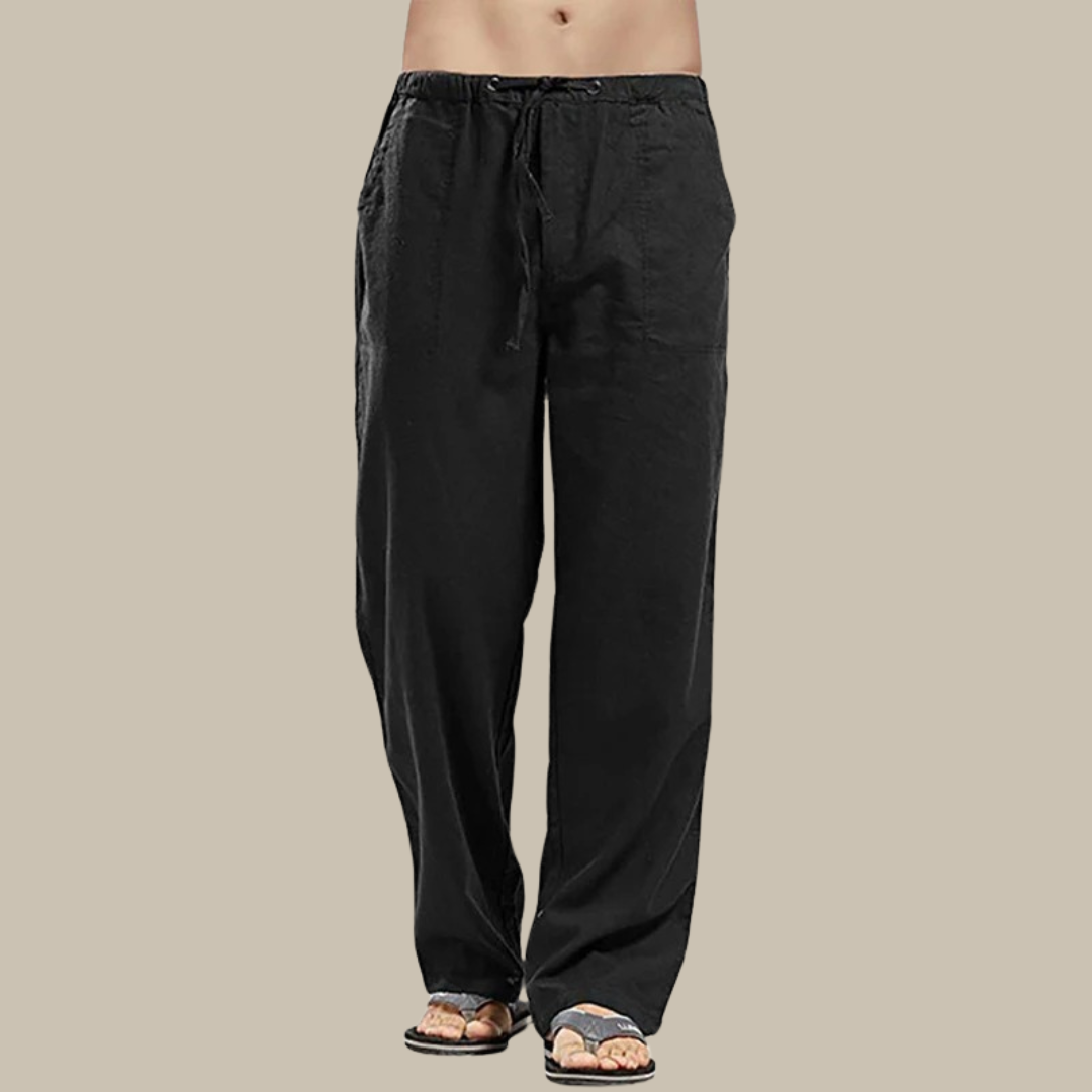 Street Wave Linen Pants For Spring Men Breathable Lightweight Comfort And Style Casual