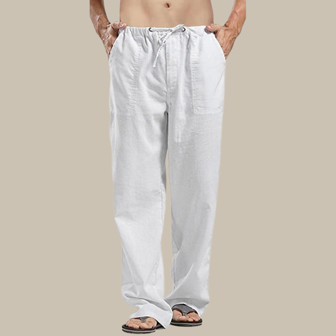 Street Wave Linen Pants For Spring Men Breathable Lightweight Comfort And Style Casual