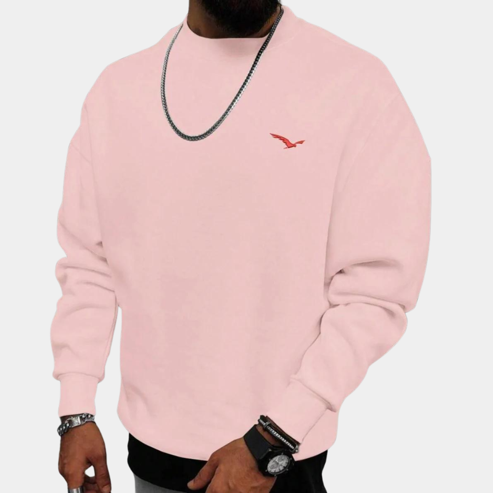 Street Wave Warm Mens Winter Pullover Jaro Cozy Soft Knit For Everyday Comfort Wear