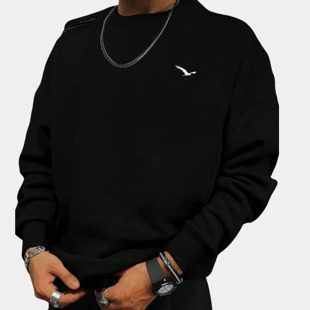 Street Wave Warm Mens Winter Pullover Jaro Cozy Soft Knit For Everyday Comfort Wear