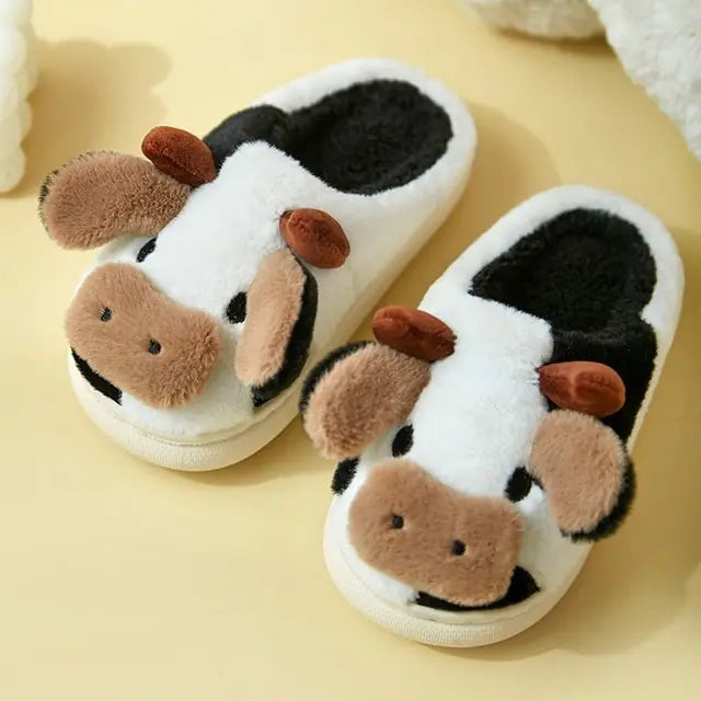 Street Wave Fluffy Bunny Slippers for Women Plush Cozy House Shoes Soft Warm Comfort