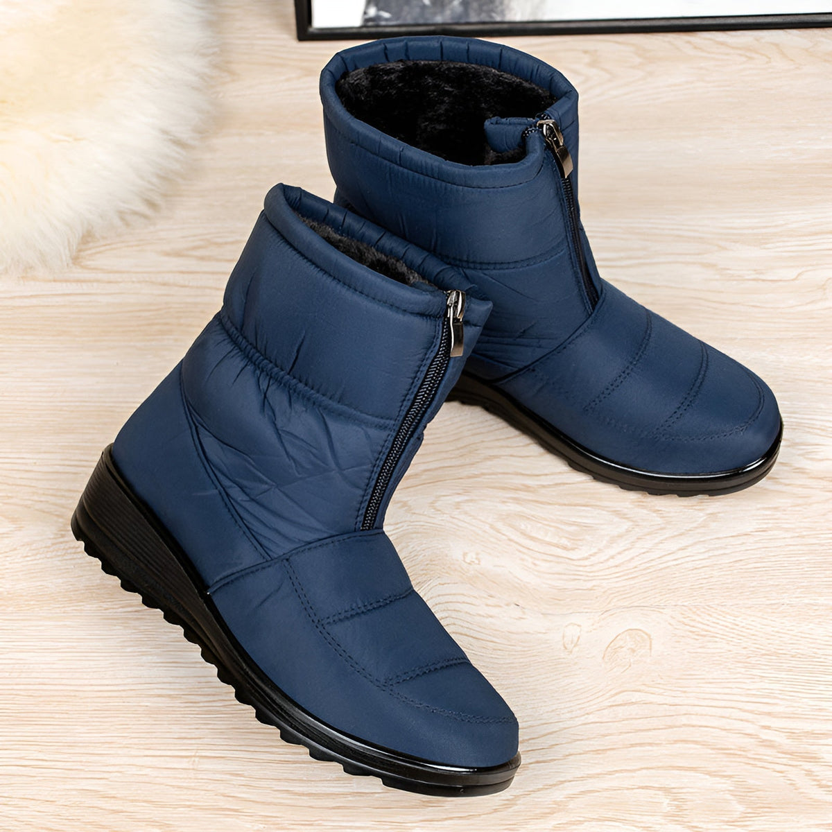 Streetwave Waterproof Winter Boots For Women With Plush Warm Lining For Cold Weather