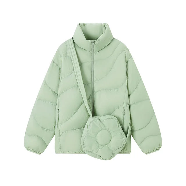Street-wave Hooded Down Jacket for Women - Ultra Warm, Lightweight, Water-Resistant Winter Coat