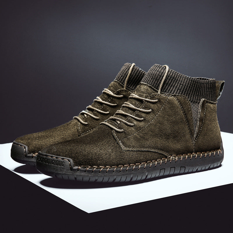 Streetwave Mens Suede Leather Boots With Cushioned Comfort And Classic Style Everyday Ready