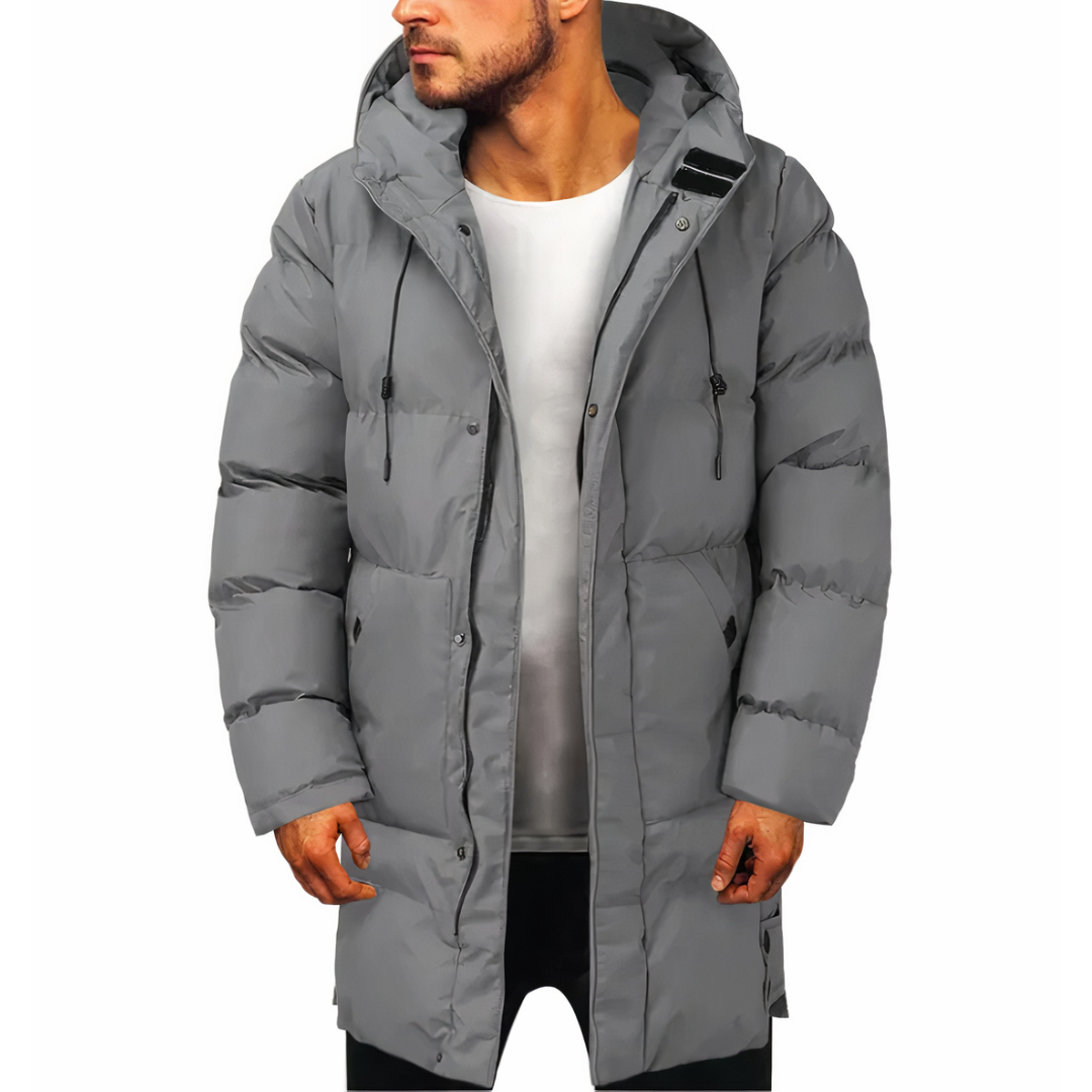 Street-wave Waterproof Winter Jacket With Hood For Men Warm Insulated Coat For Extreme Cold Weather