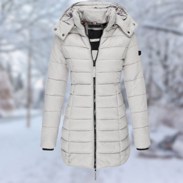 Street-Wave Mid Length Puffer Winter Coat For Women Warmth And Durability Easy Care Stylish