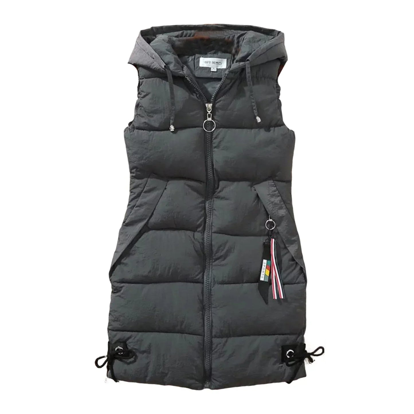 Street-wave Puffer Bodywarmer With Removable Hood For Women Lightweight Warmth Versatile Layering