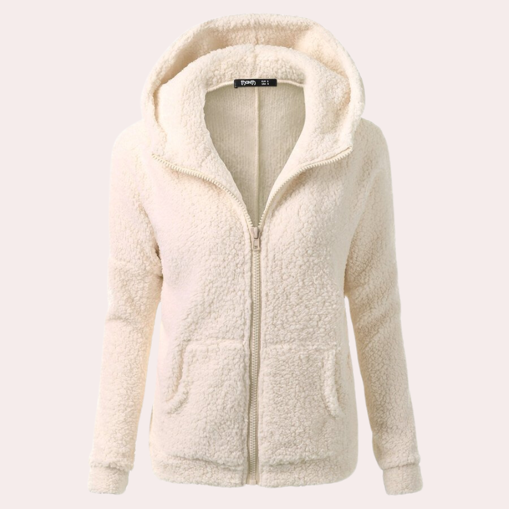 Street-wave Women’s Cozy Winter Jacket With Plush Sherpa Lining For Warmth And Elegance