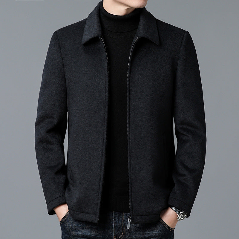 Street-Wave Wool Jacket For Men Elegant Warmth And Timeless Silhouette Premium Winter Wear
