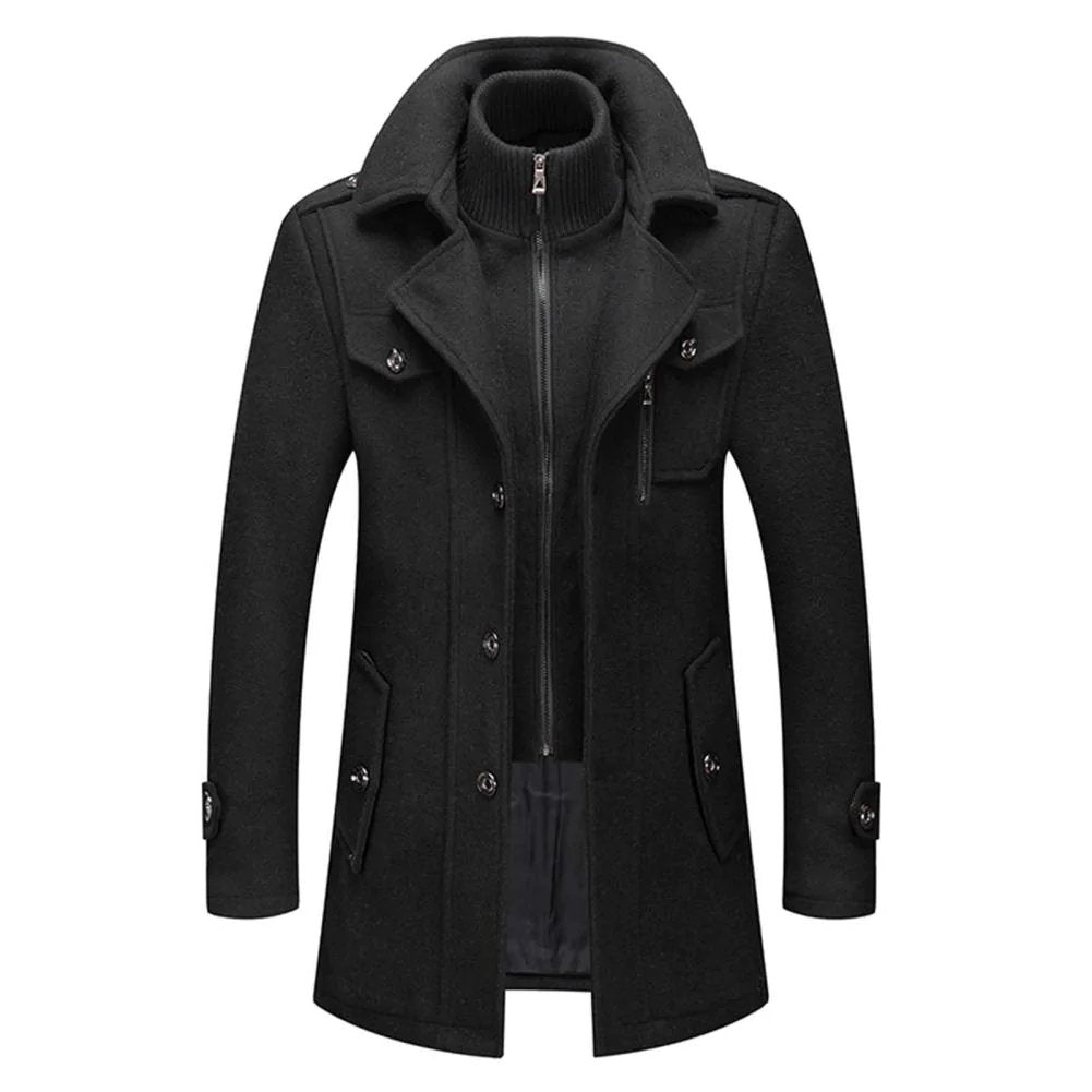 Street-Wave Double Coat Fashion Forward Outerwear for Men and Women Warm and Flexible