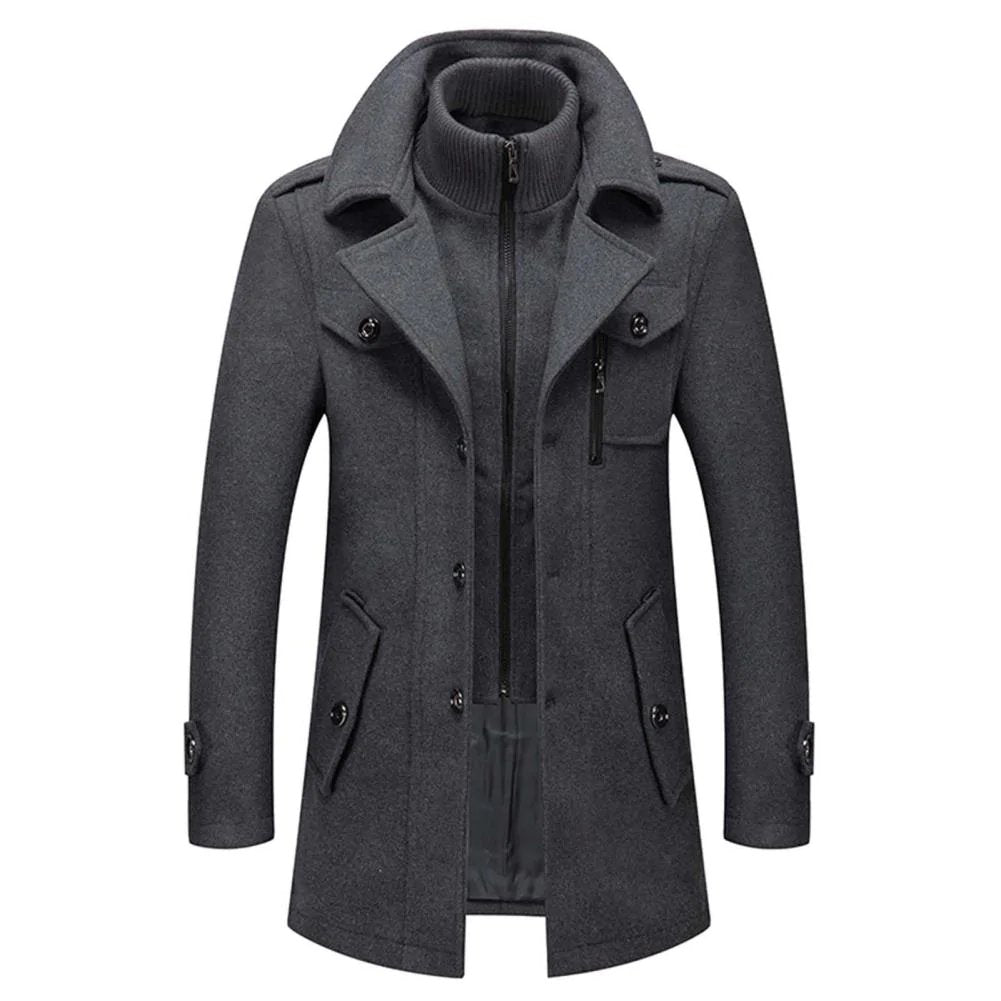 Street-Wave Double Coat Fashion Forward Outerwear for Men and Women Warm and Flexible
