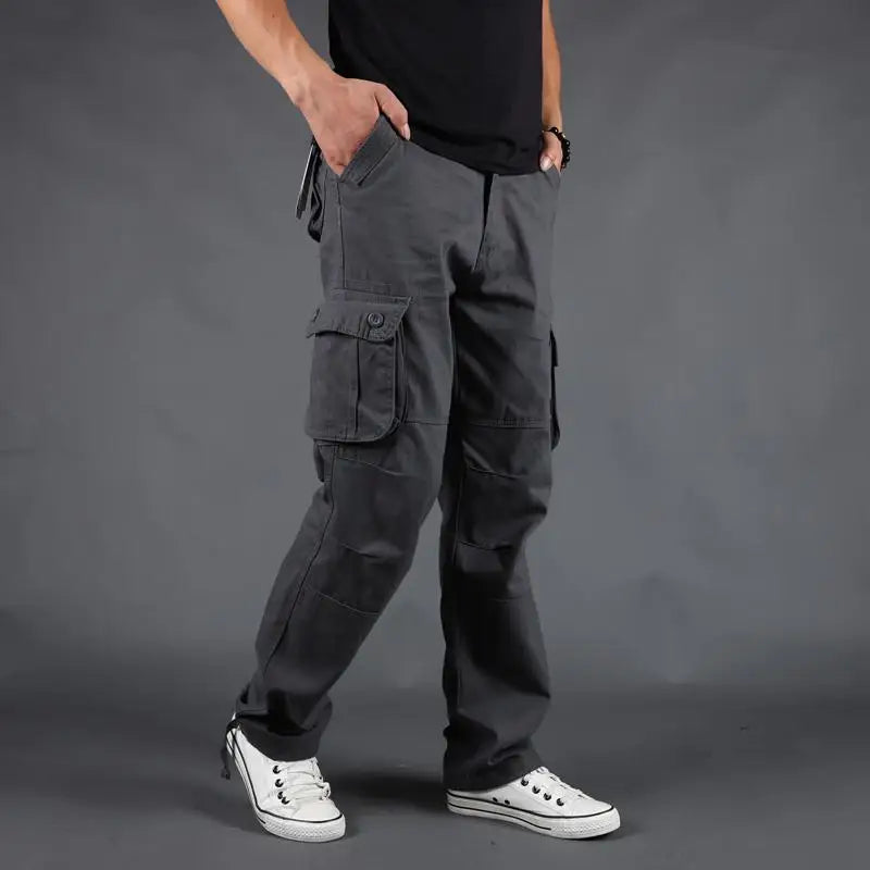 Street-wave Mens Cargo Pants Nils Classic Comfort Fit With Spacious Pockets For Urban Style