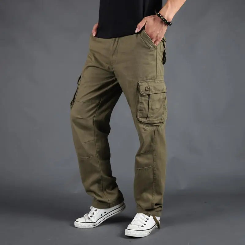 Street-wave Mens Cargo Pants Nils Classic Comfort Fit With Spacious Pockets For Urban Style