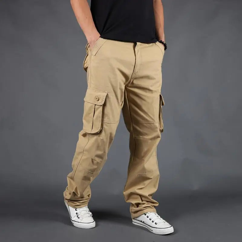 Street-wave Mens Cargo Pants Nils Classic Comfort Fit With Spacious Pockets For Urban Style