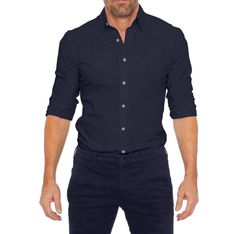 Streetwave Feodor Mens Summer Shirt Lightweight Breathable Casual Office Wear For Professionals
