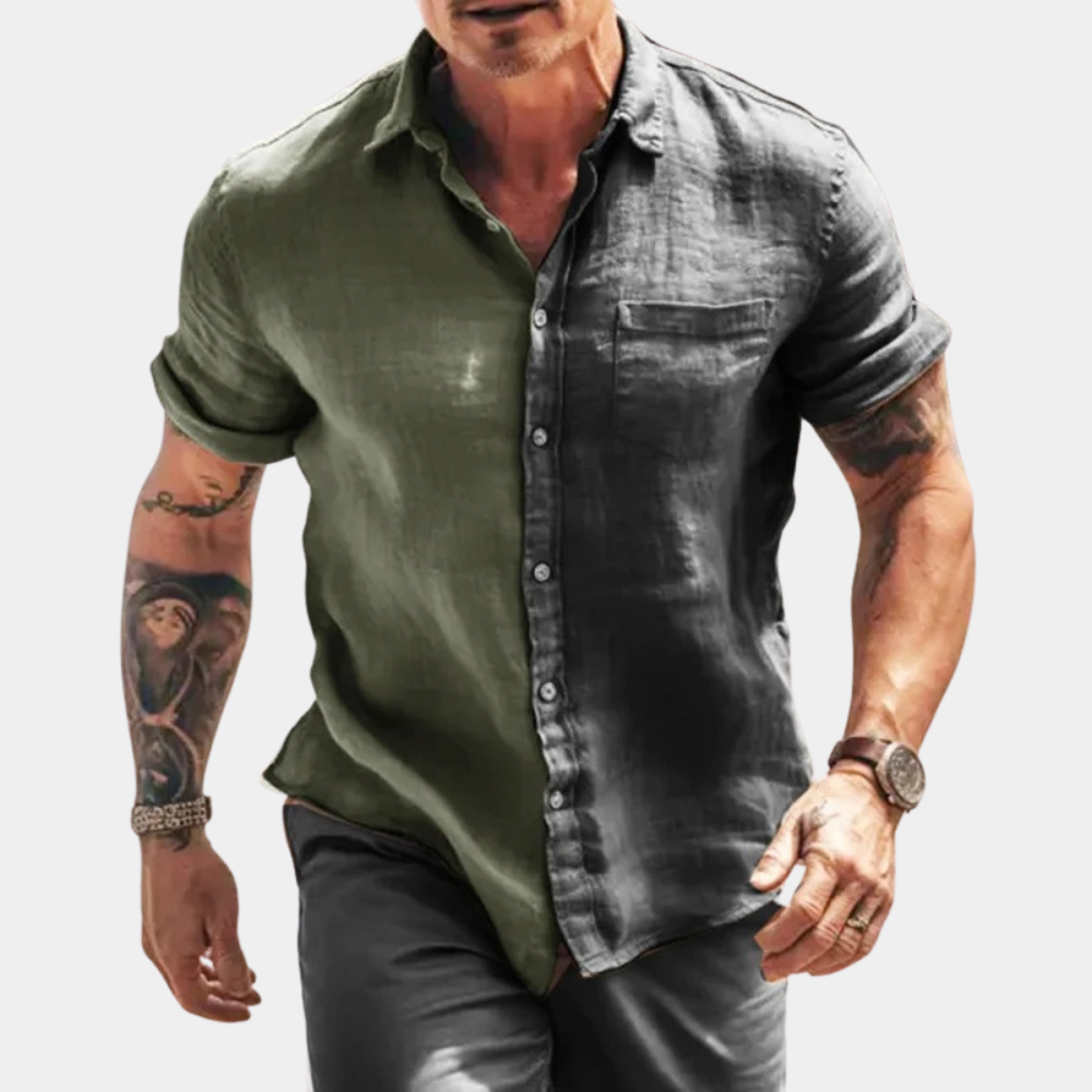 Mens Summer Shirt Street-wave Lightweight Breathable Comfort For Stylish Professionals And Casual Days