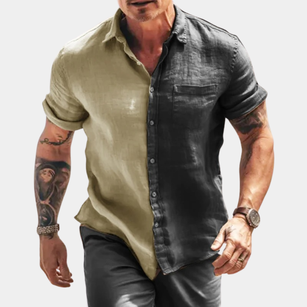Mens Summer Shirt Street-wave Lightweight Breathable Comfort For Stylish Professionals And Casual Days