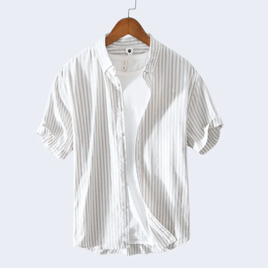 Streetwave Mens Summer Shirt With Button Front Lightweight Breathable Versatile Casual Wear