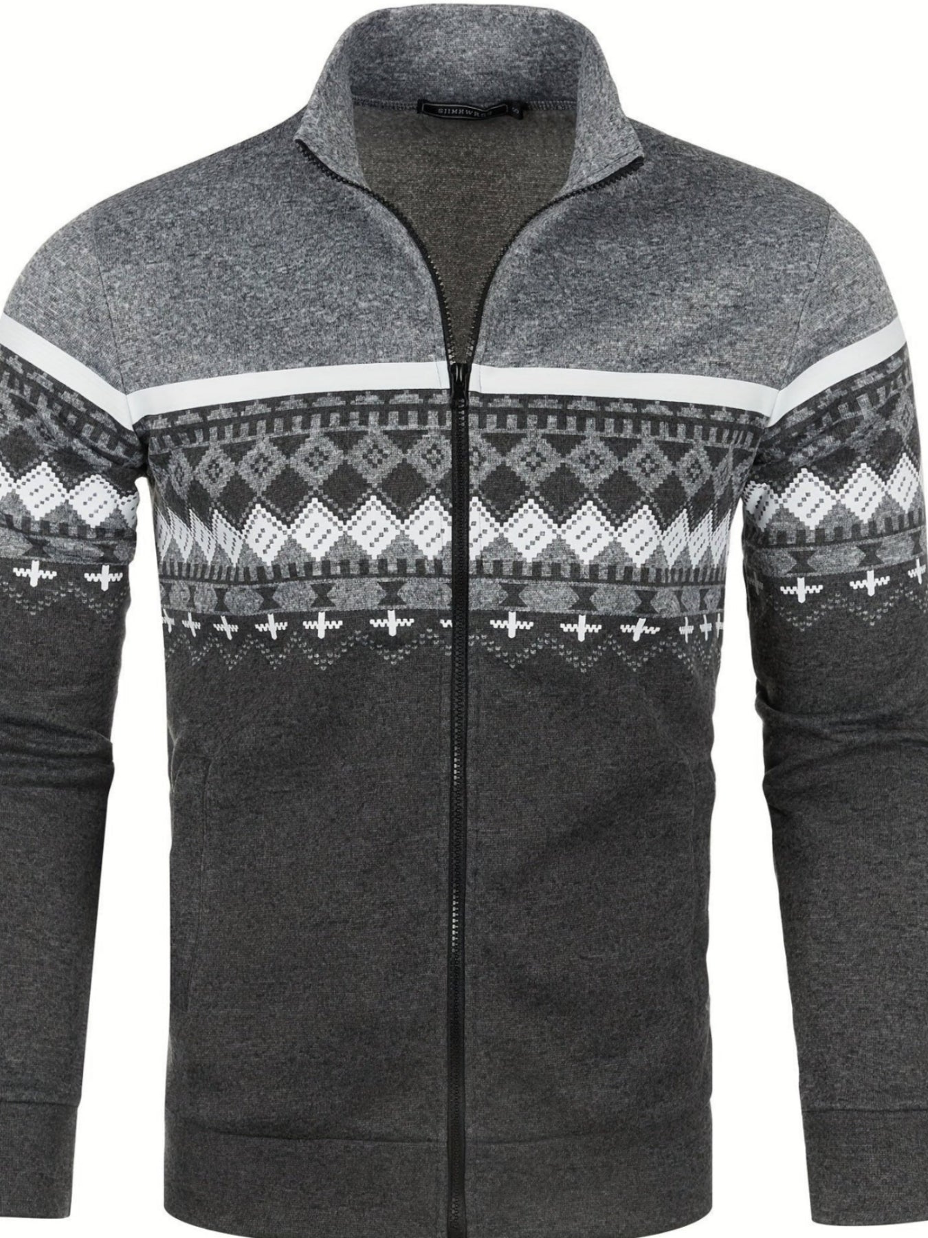 Titus Men's Retro Zip Up Sweater Warmth And Soft Comfort Cozy Knit Winter Essential