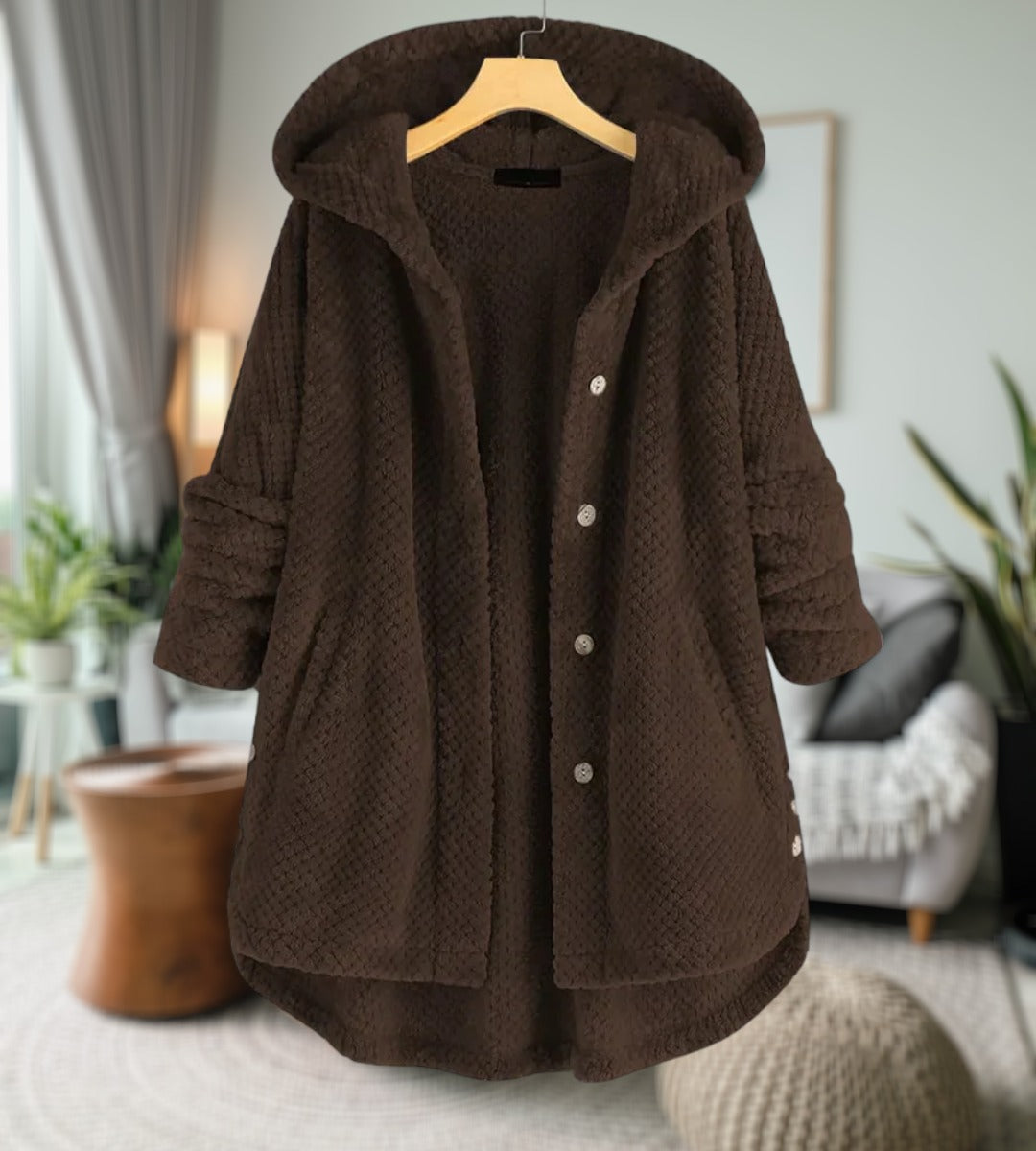 Street-wave Womens Fleece Teddy Jacket Coat For Winter Warmth And All Day Comfort