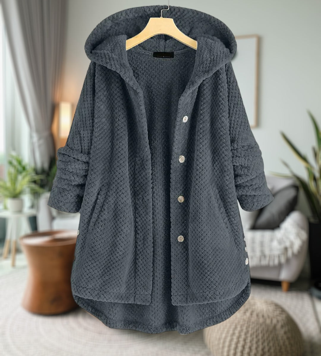 Street-wave Womens Fleece Teddy Jacket Coat For Winter Warmth And All Day Comfort