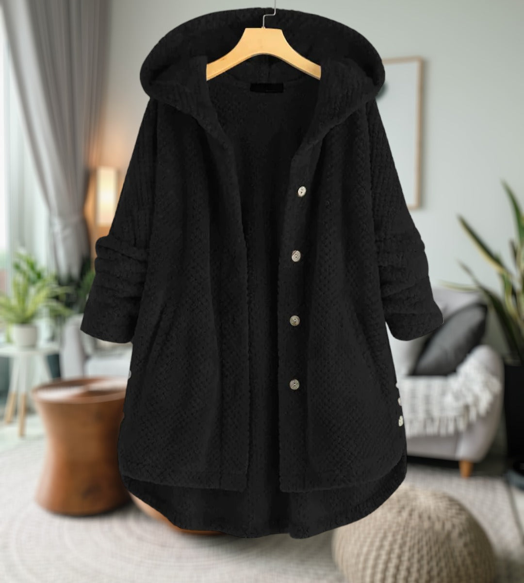 Street-wave Womens Fleece Teddy Jacket Coat For Winter Warmth And All Day Comfort