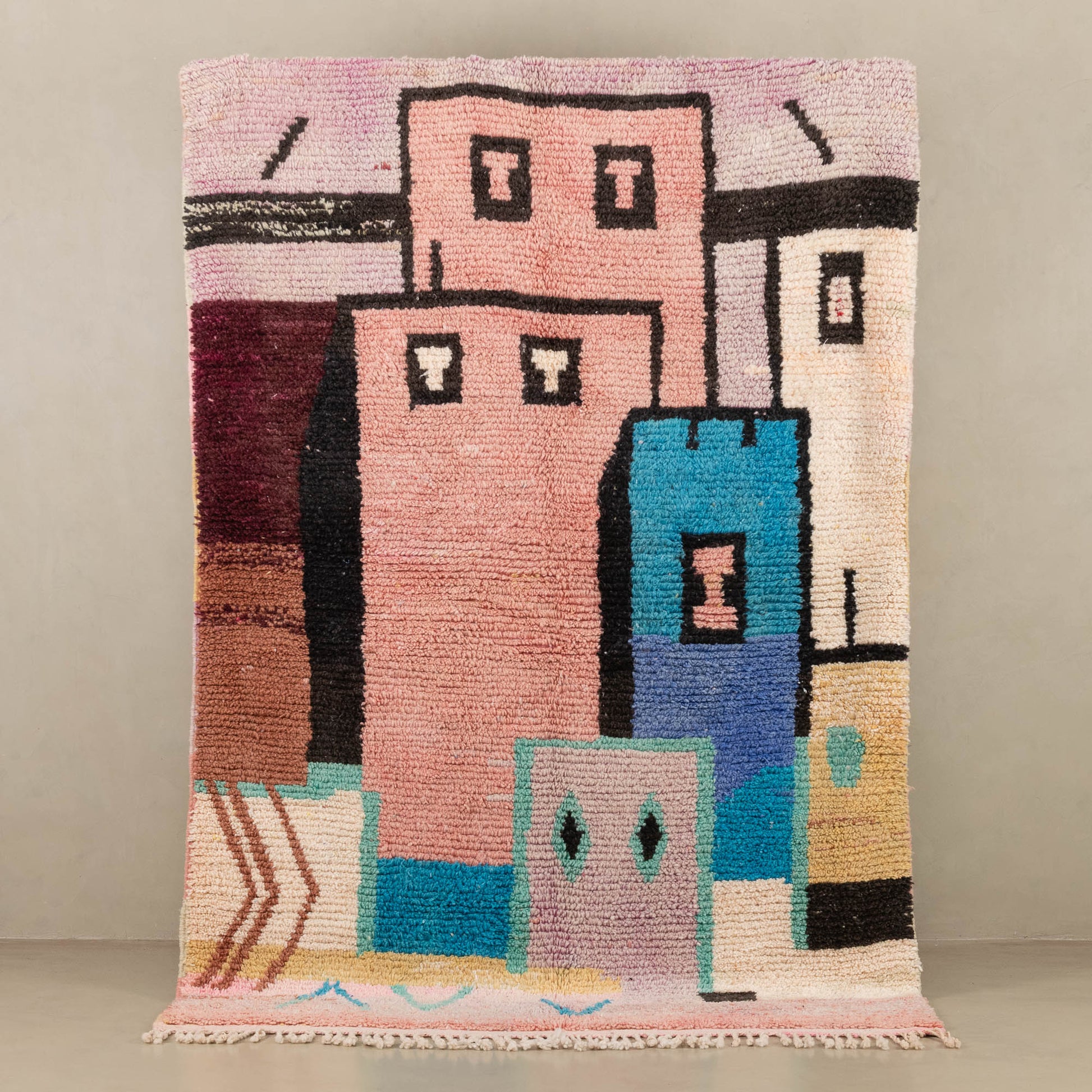 Houdaifa - vintage boujad rug - Street-Wave