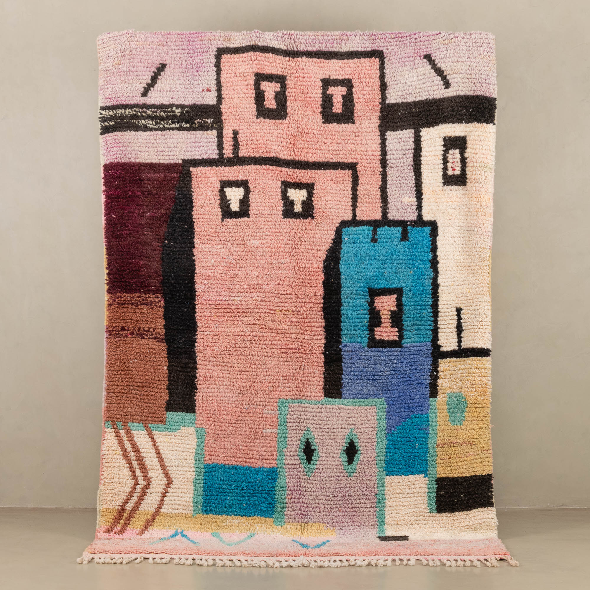 Houdaifa - vintage boujad rug - Street-Wave