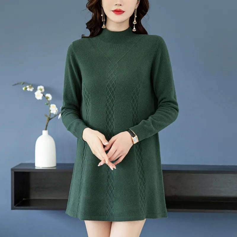 Streetwave Womens Knit Sweater Mid Length Cozy Warmth For Women Everyday Style Layering For Cold Weather