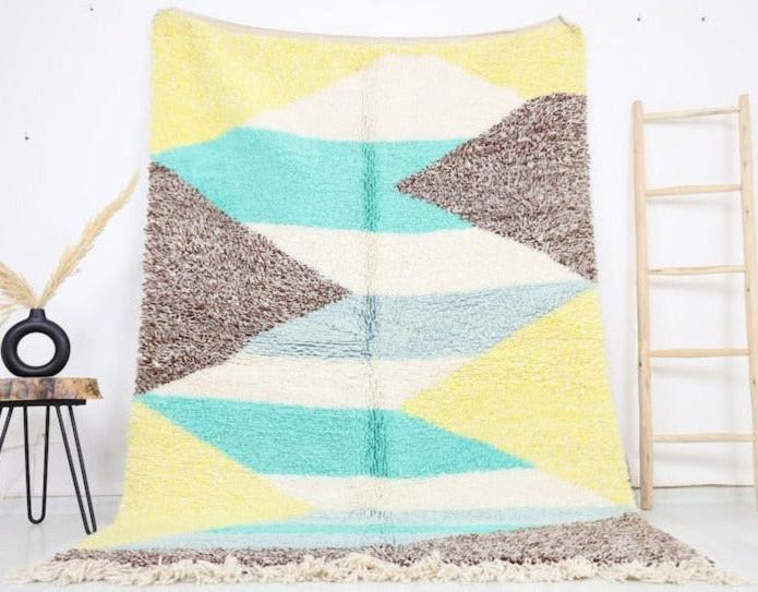 Tiziri Beni Ourain Rug 5'3" x 7'9" - Street-Wave