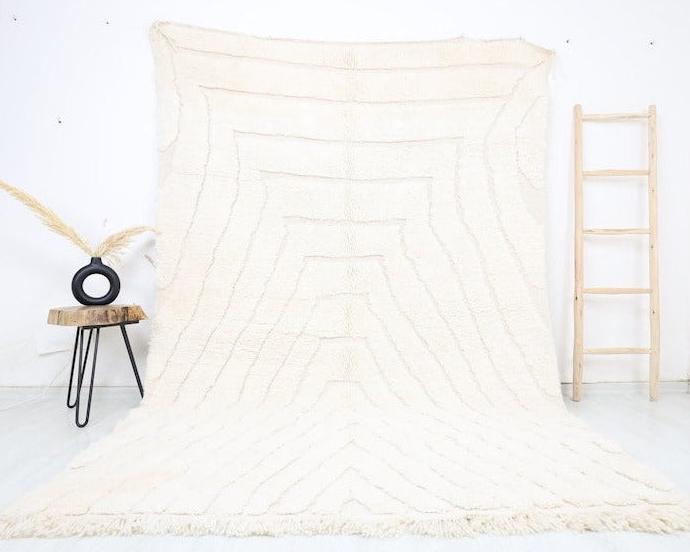 Illi Beni Ourain Rug 6'4" x 9'8" - Street-Wave