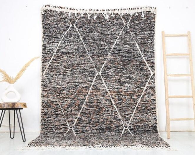 Tamza Beni Ourain Rug 5'4" x 8'2" - Street-Wave