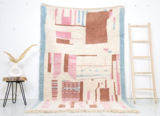 Itri Beni Ourain Rug 5'2" x 8'3" - Street-Wave