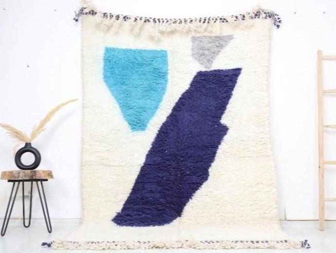 Dihya Beni Ourain Rug 5'2" x 7'7" - Street-Wave