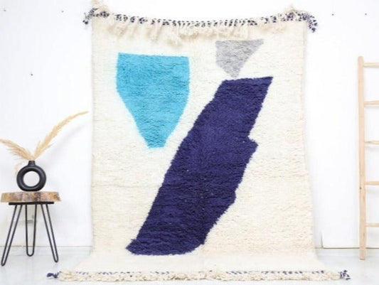 Dihya Beni Ourain Rug 5'2" x 7'7" - Street-Wave