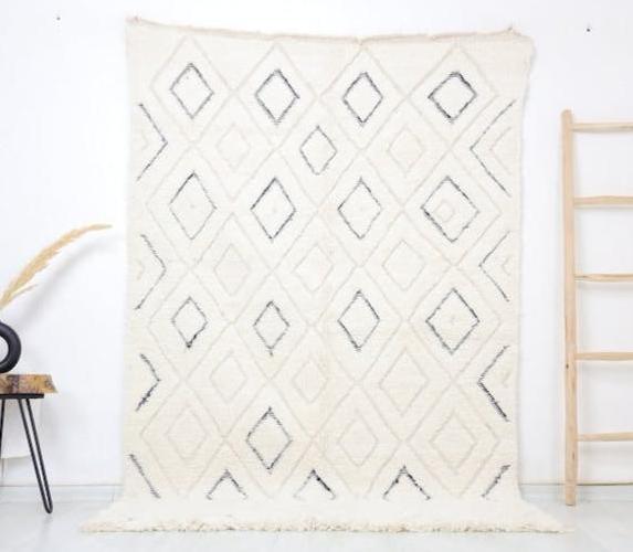 Warmaksan Beni Ourain Rug 4'9" x 7'5" - Street-Wave