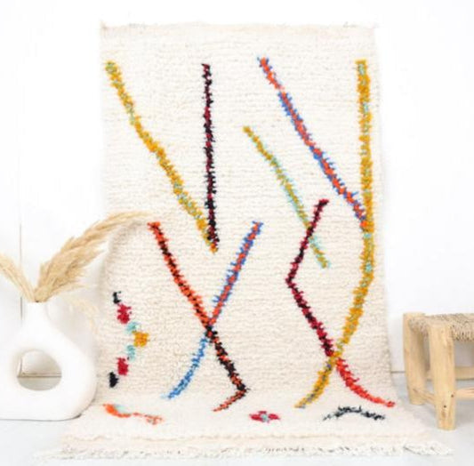 Anella Moroccan Rug 2'1" x 3'7" - Street-Wave