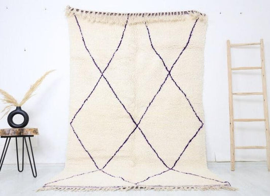 Izlam Beni Ourain Rug 5'1" x 8'2" - Street-Wave