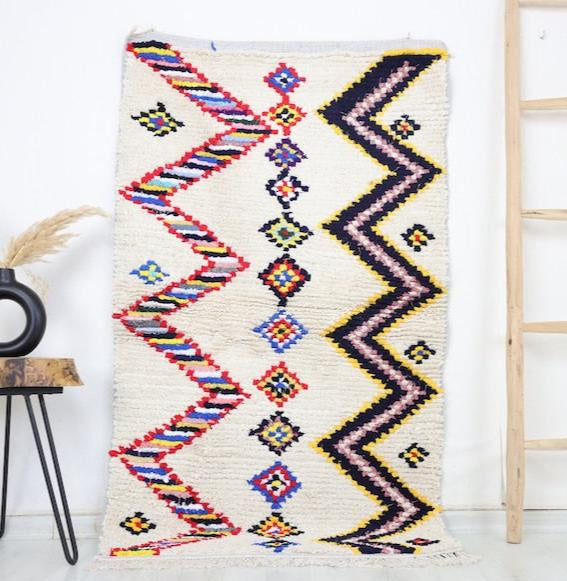 Lunja Moroccan Rug 3'0" x 5'1" - Street-Wave