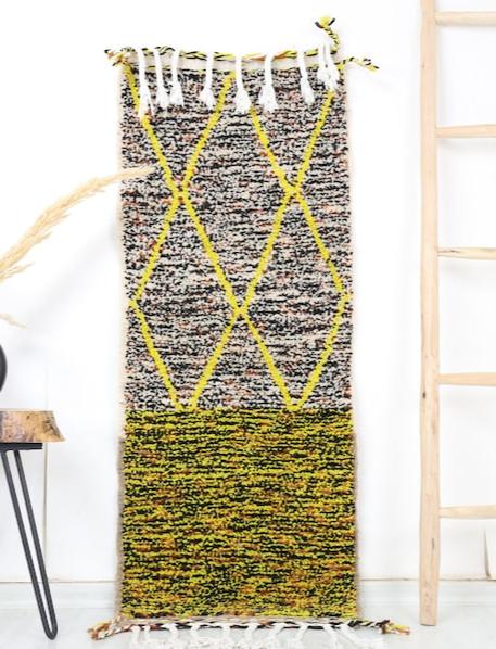 Tanagrit Moroccan Rug 1'9" x 4'9" - Street-Wave
