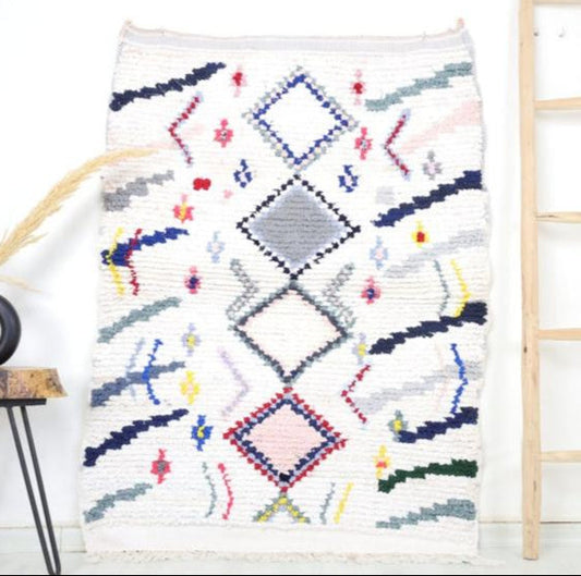 Sura Moroccan Rug 3'3" x 4'5" - Street-Wave