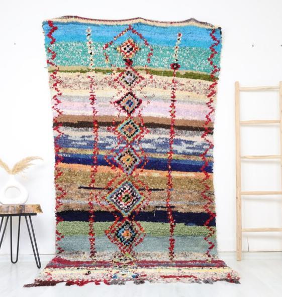 Tanagrit Moroccan Rug 4'7" x 9'2" - Street-Wave
