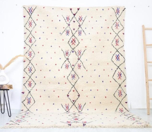 Tasa Beni Ourain Rug 5'9" x 9'2" - Street-Wave