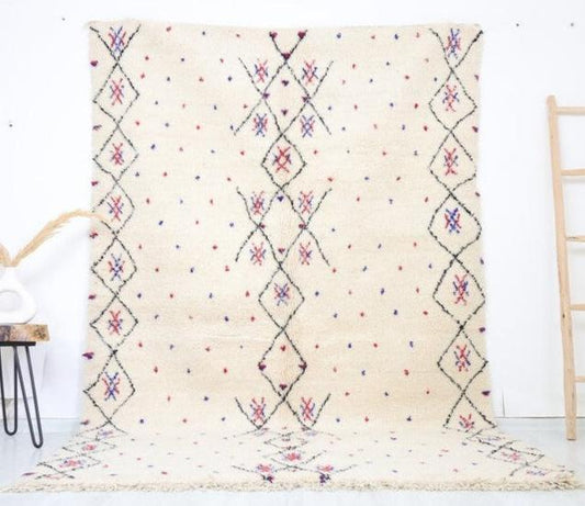 Tasa Beni Ourain Rug 5'9" x 9'2" - Street-Wave