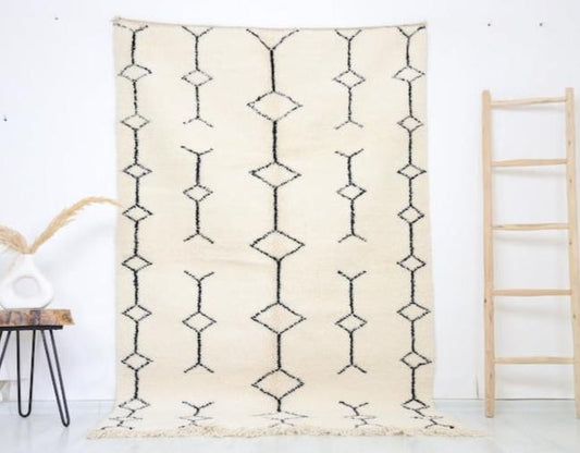 Lunja Beni Ourain Rug 4'9" x 7'4" - Street-Wave